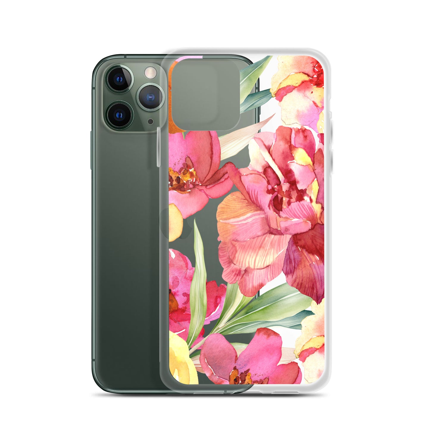 Funda transparente Blossom Burst para iPhone®