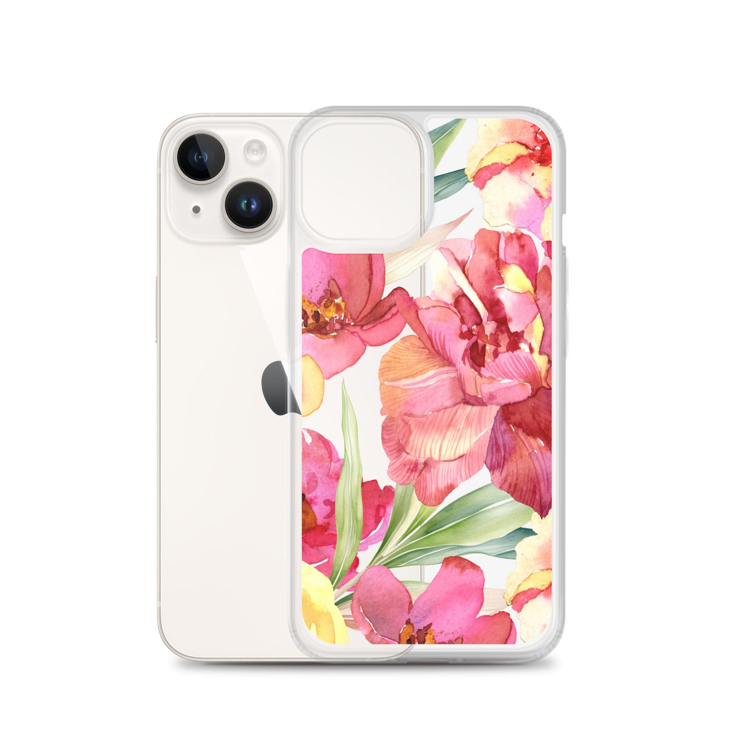 Funda transparente Blossom Burst para iPhone®