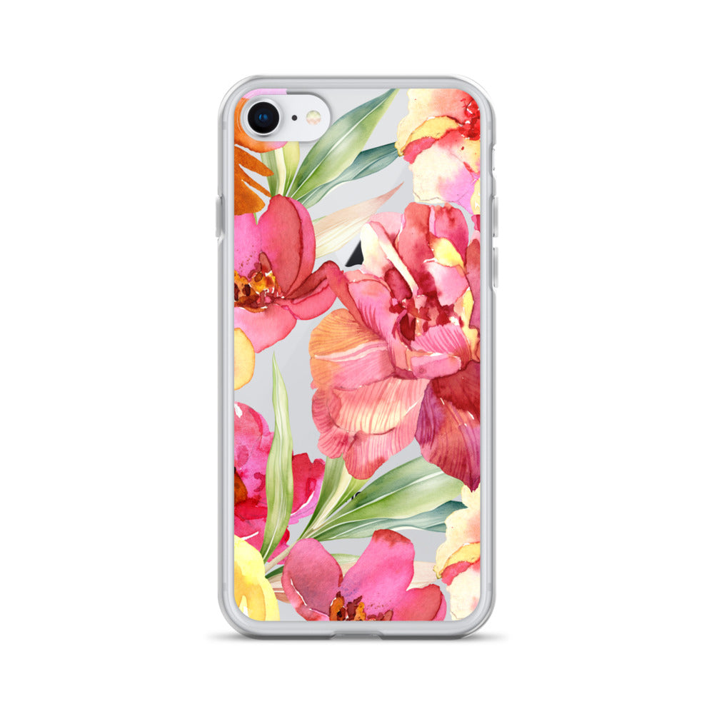 Funda transparente Blossom Burst para iPhone®