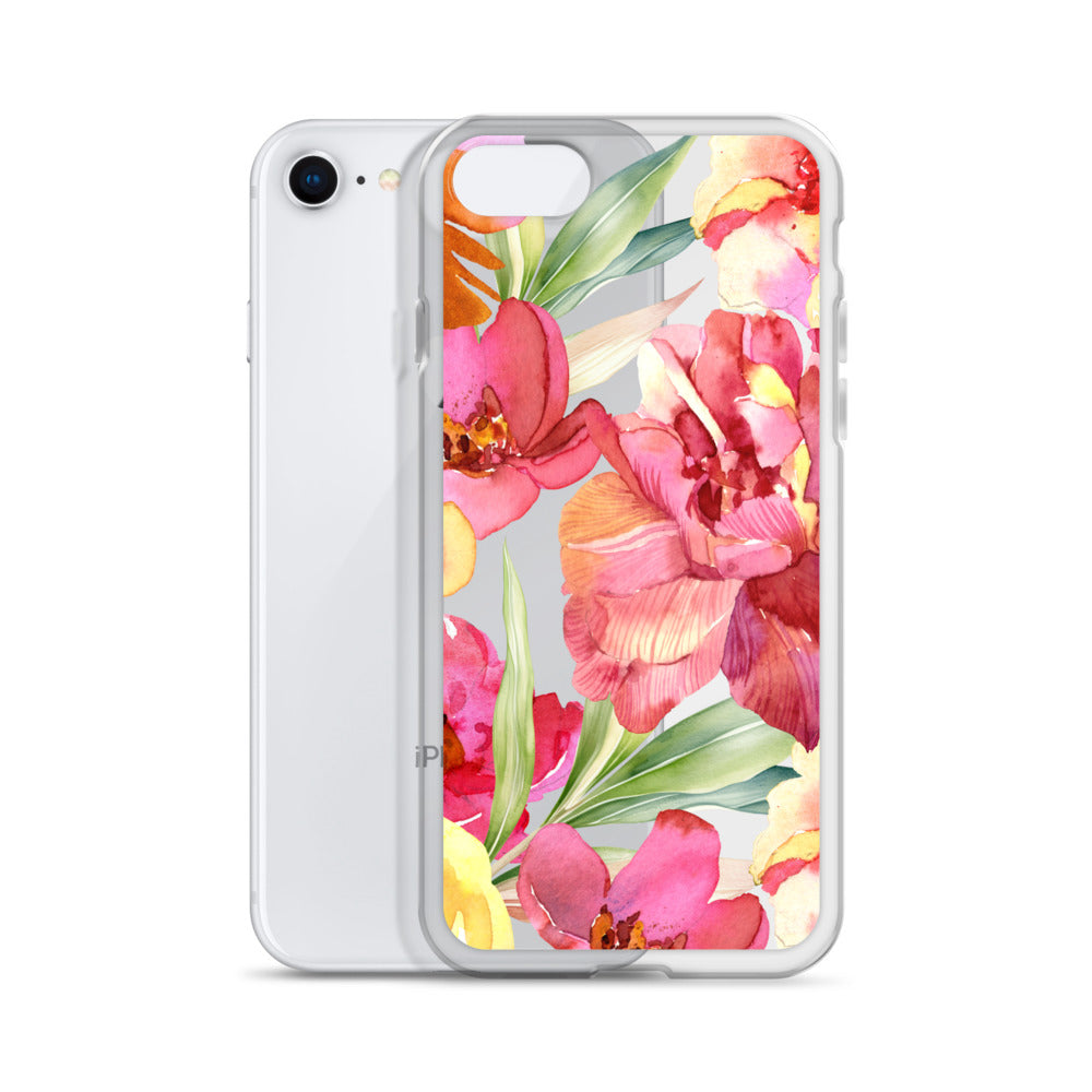 Funda transparente Blossom Burst para iPhone®