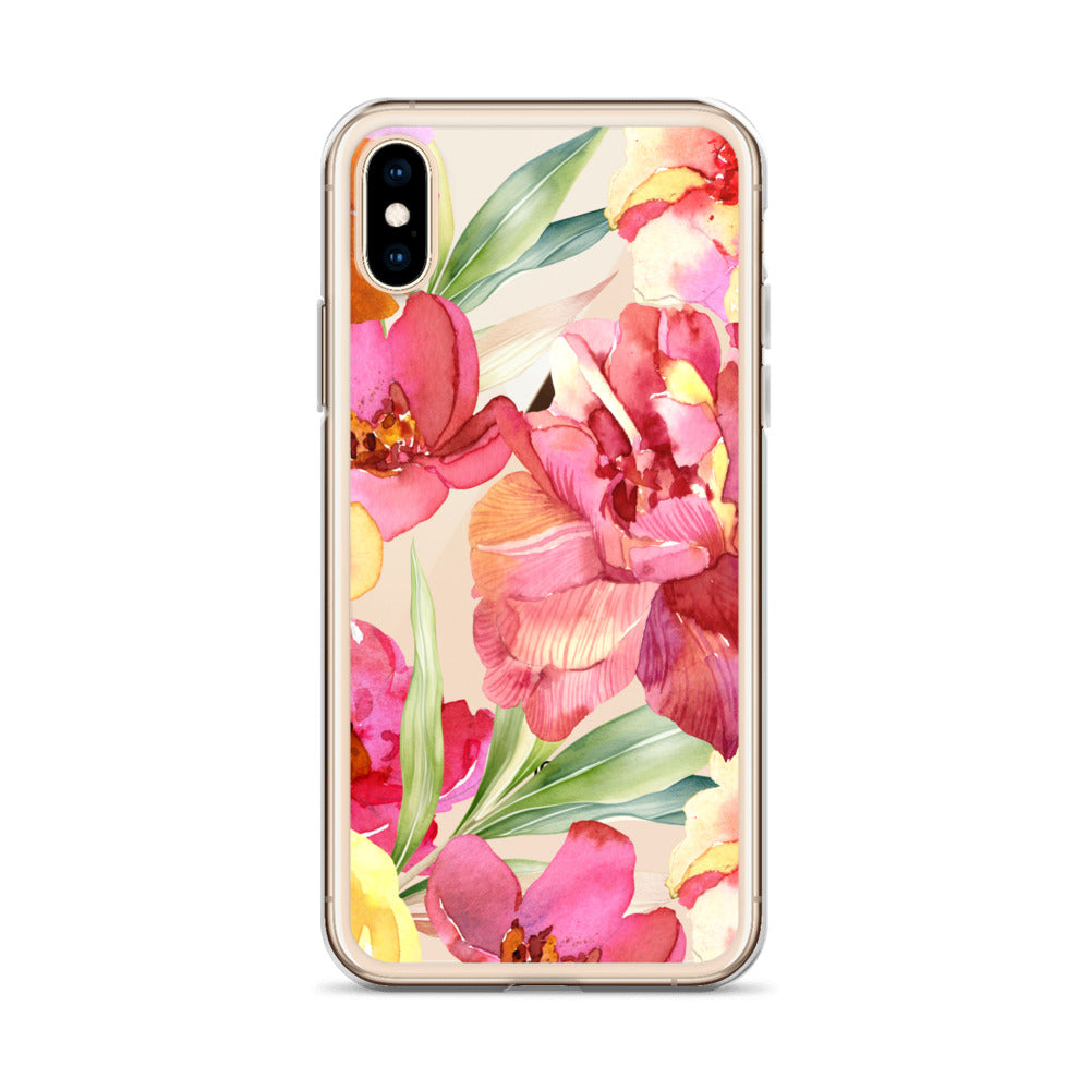 Funda transparente Blossom Burst para iPhone®