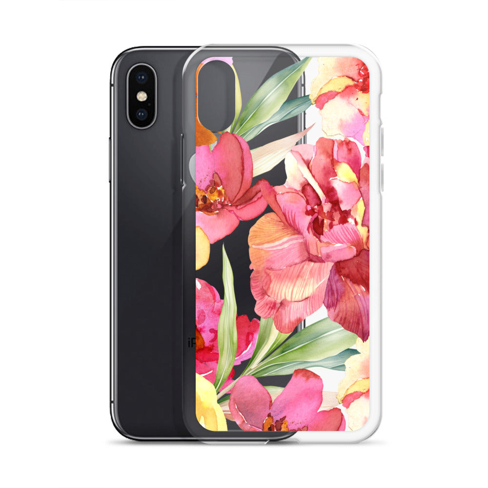 Funda transparente Blossom Burst para iPhone®