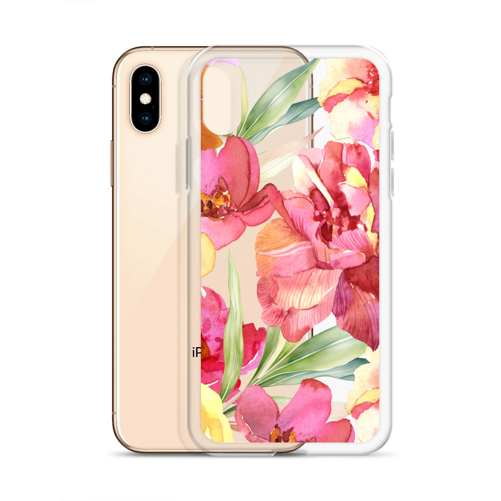 Funda transparente Blossom Burst para iPhone®